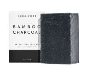 herbivore bamboo charcoal soap bar